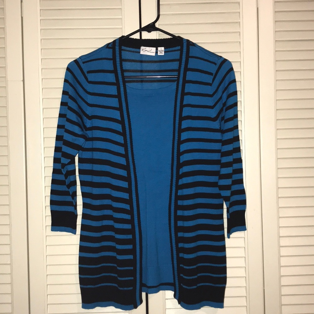 Women’s Kim Rogers Size S Cardigan with top inside